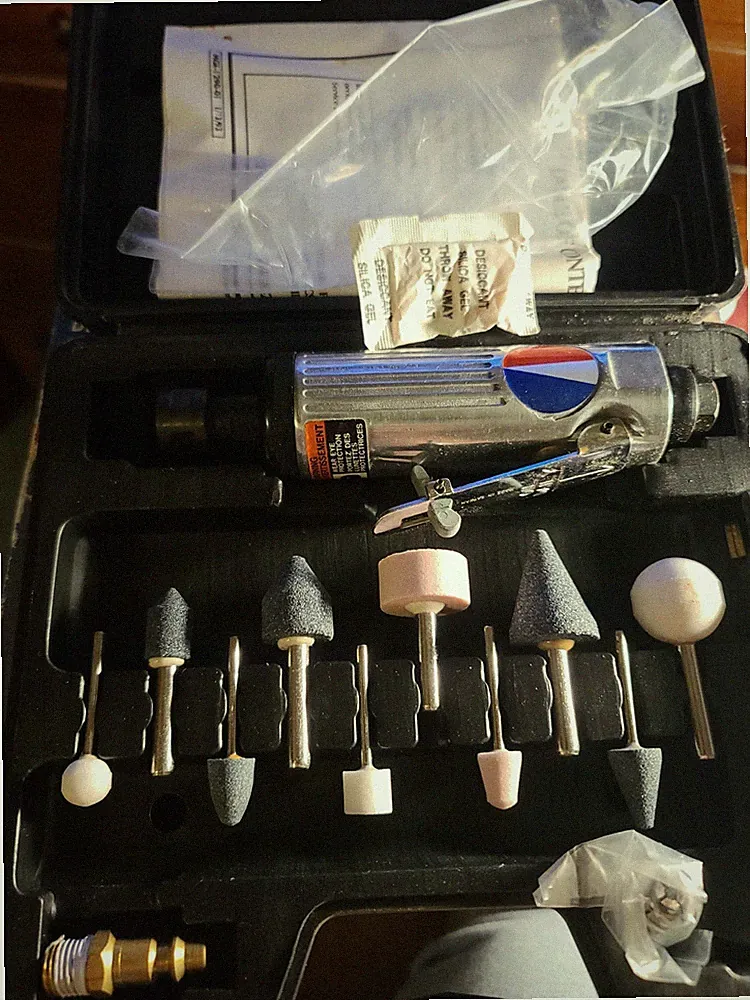 16PC AIR DIE GRINDER Pneumatic Grinding Tool Air Grinder Polishing Engraving