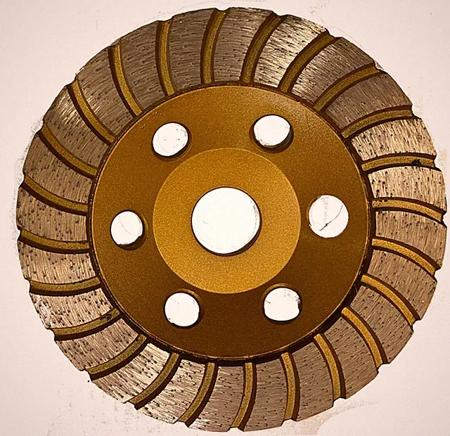5" Turbo Diamond Cup Wheels Grinding Concrete,Masonry,7/8" Non-Threaded