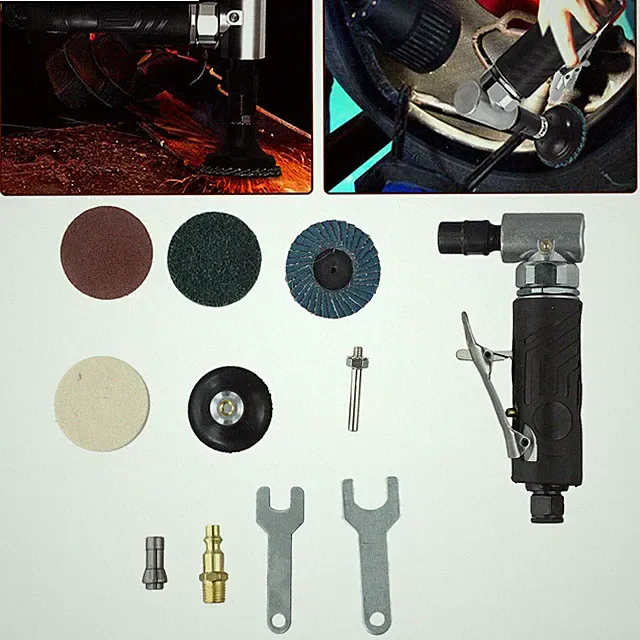 Compressed Air Angle Grinder Suitable for Cutting Grinding and Trimming
