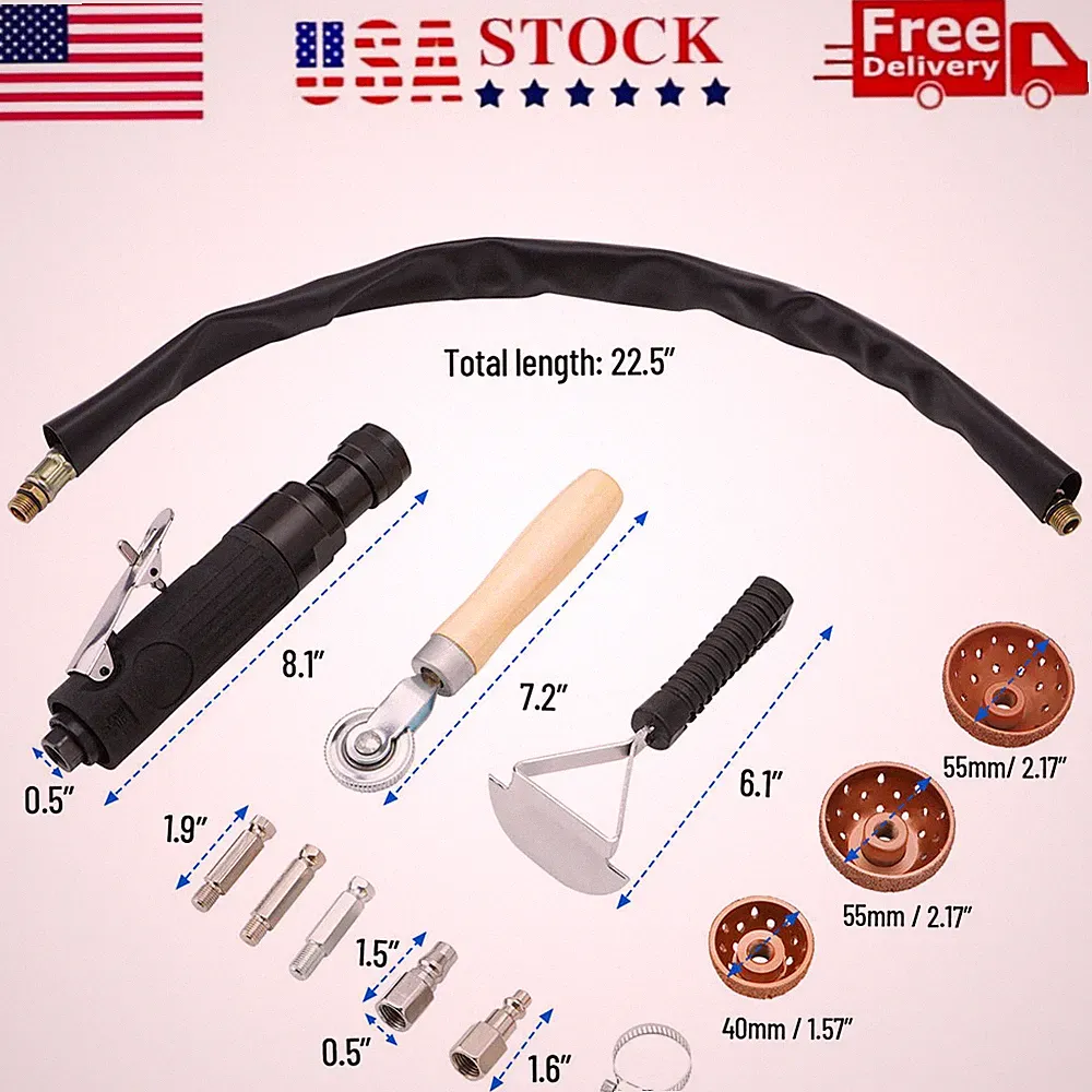 Pneumatic Tyre Grinder Automotive Tire Buffer Repair Grinding Air Tool 2500RPM
